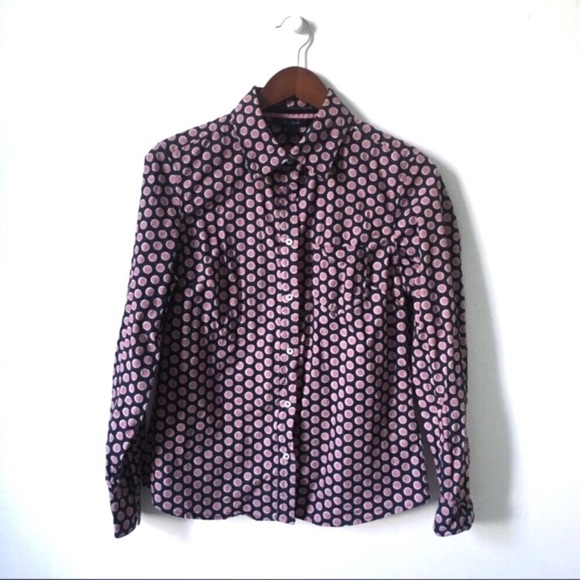 Boden Tops - Boden | polka dot button down shirt | 8